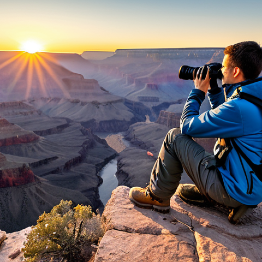 Landscape Photographer**

"A professional landscape photographer, fully clothed in outdoor gear (hiking boots, cargo pants, fleece jacket), taking a photo of a dramatic sunset over the Grand Canyon, wide angle lens, perfect anatomy, correct proportions, natural pose, golden hour lighting, safe for work, appropriate content, family-friendly, high quality, professional photography, detailed textures."

**